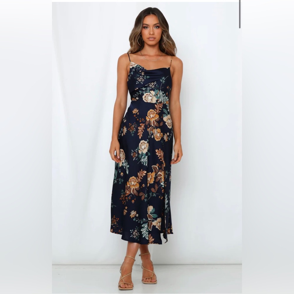 Hello Molly Atlas Maxi Dress in Navy